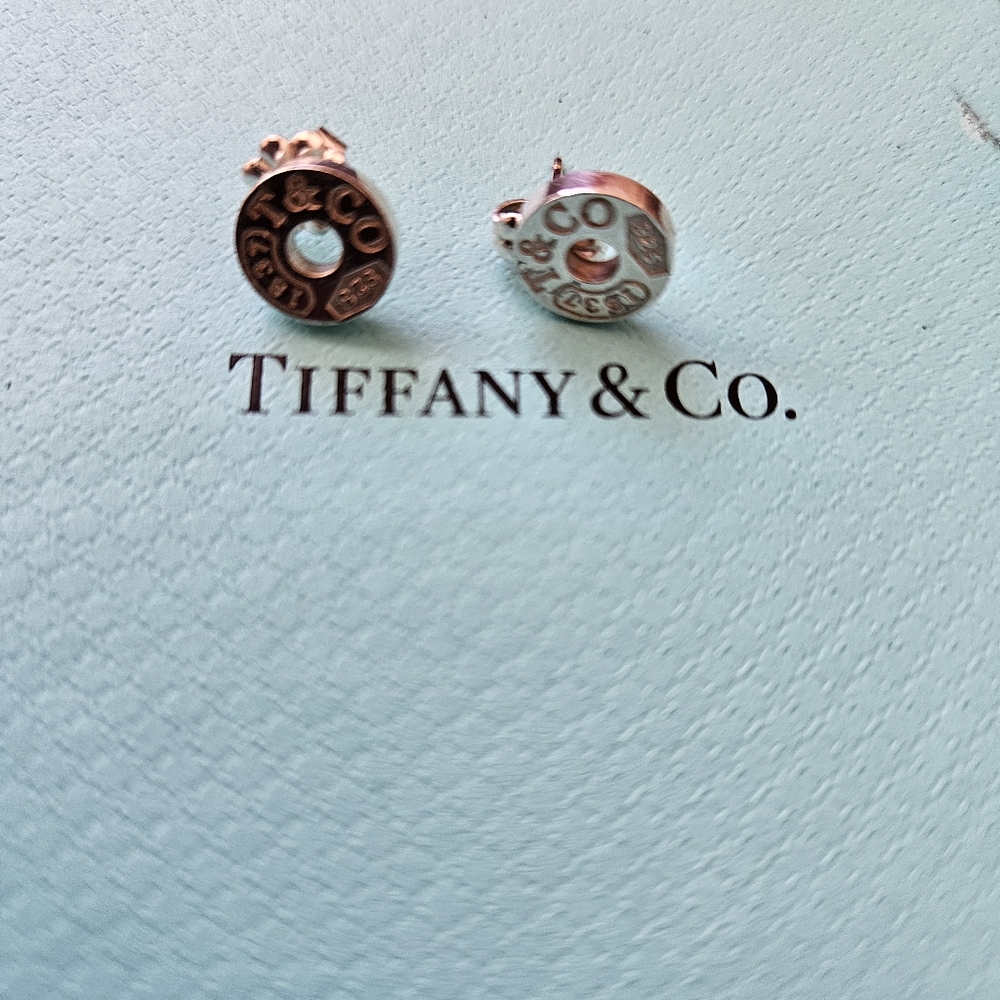 Circle tiffany earrings